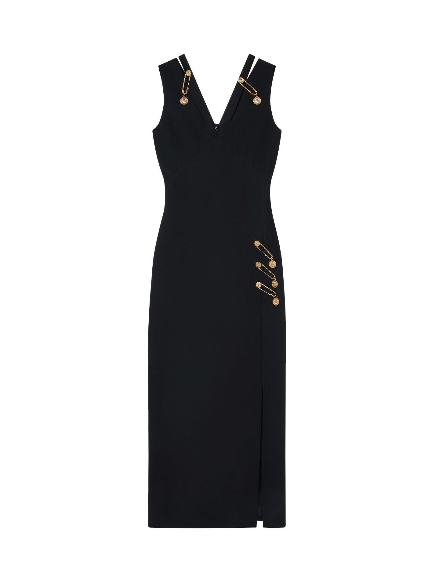 Luisa V Neck Embellished Maxi Dress