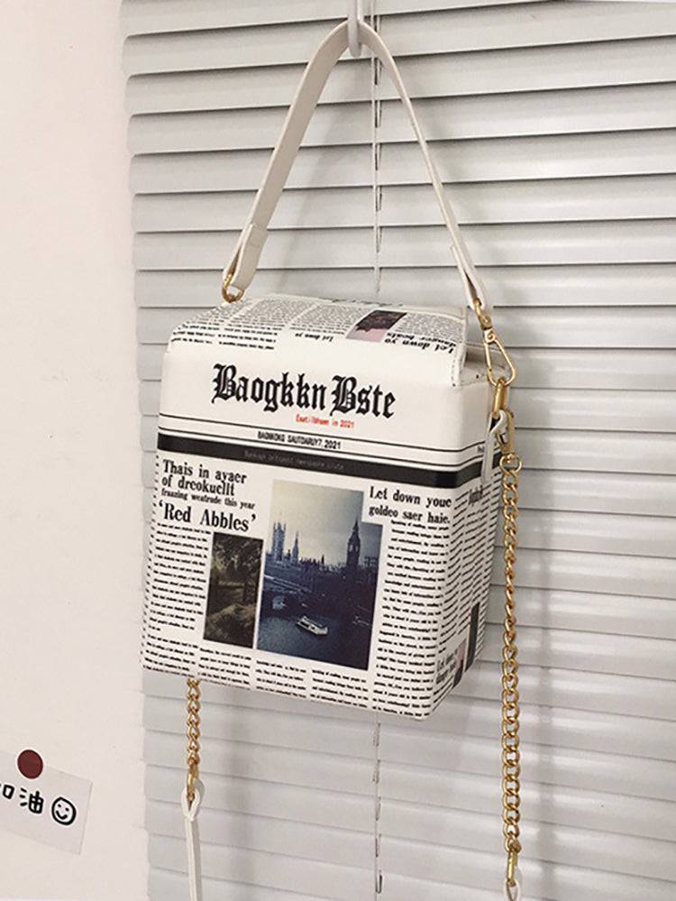 Newspaper News Box Bag