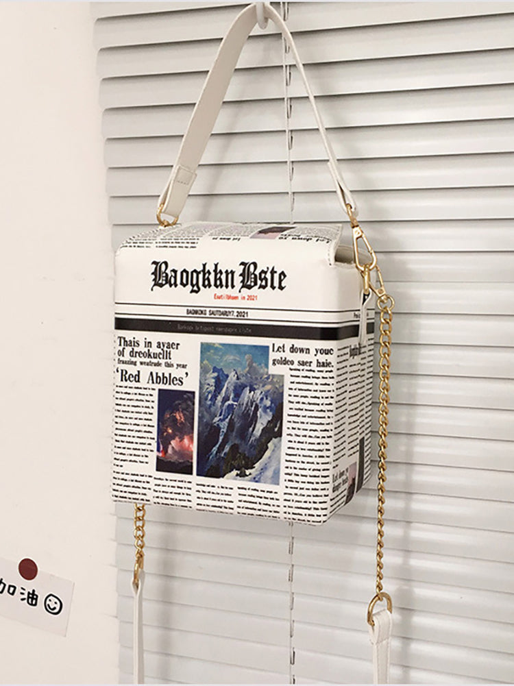 Zeitungs-Newsbox-Tasche