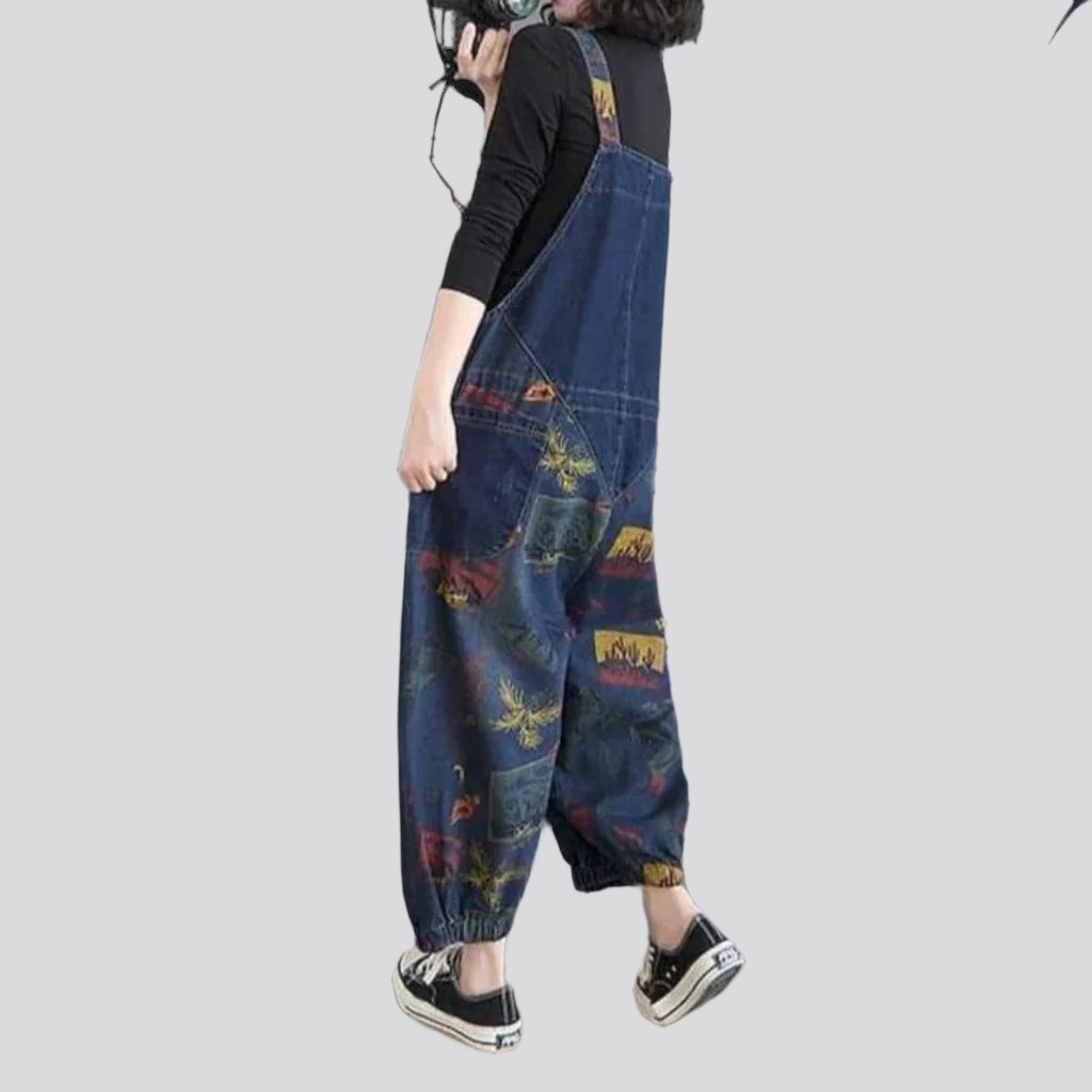 Y2k Baggy Damen Jeans Overall