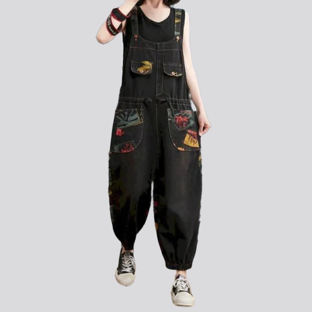 Y2k Baggy Damen Jeans Overall