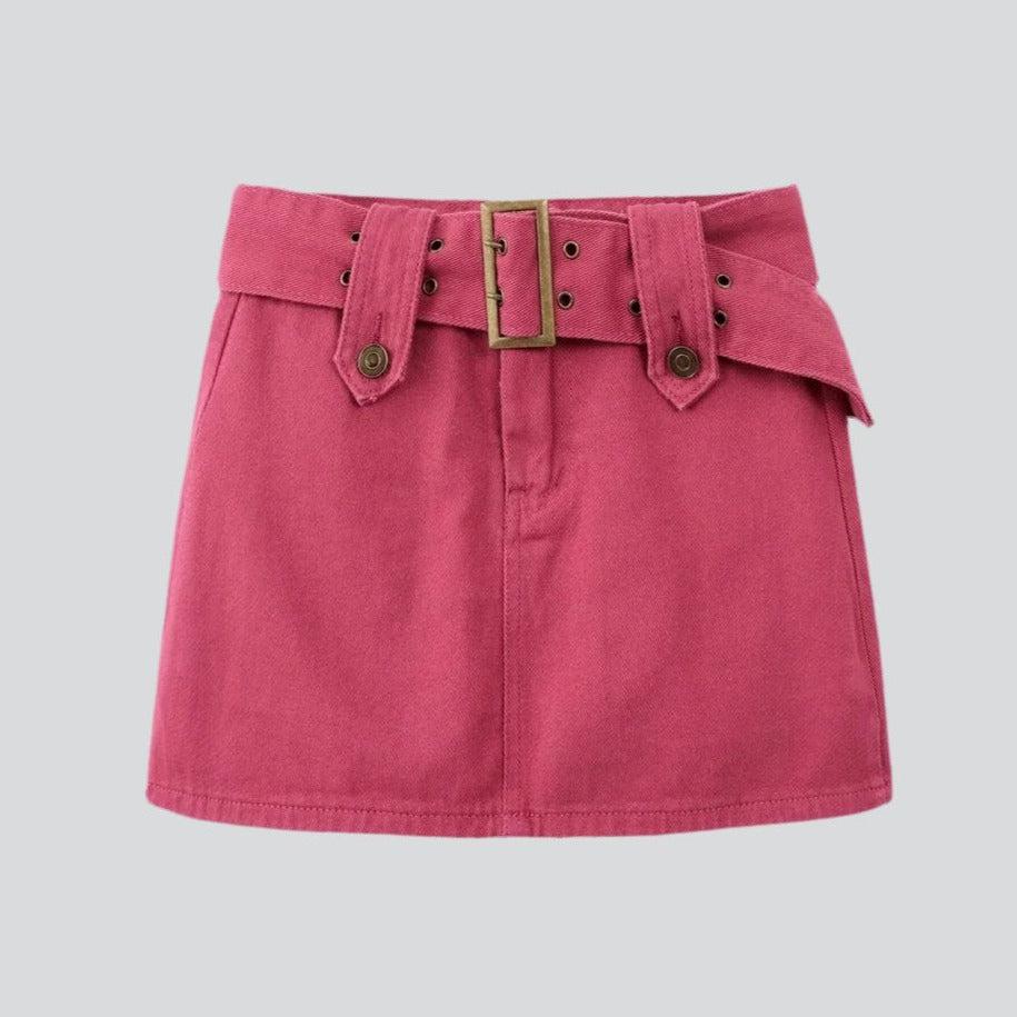 Women's denim skirt