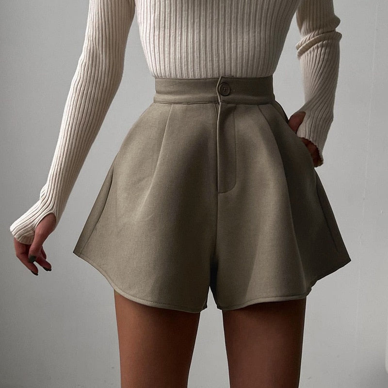 Just In Style High Waist Flare Shorts