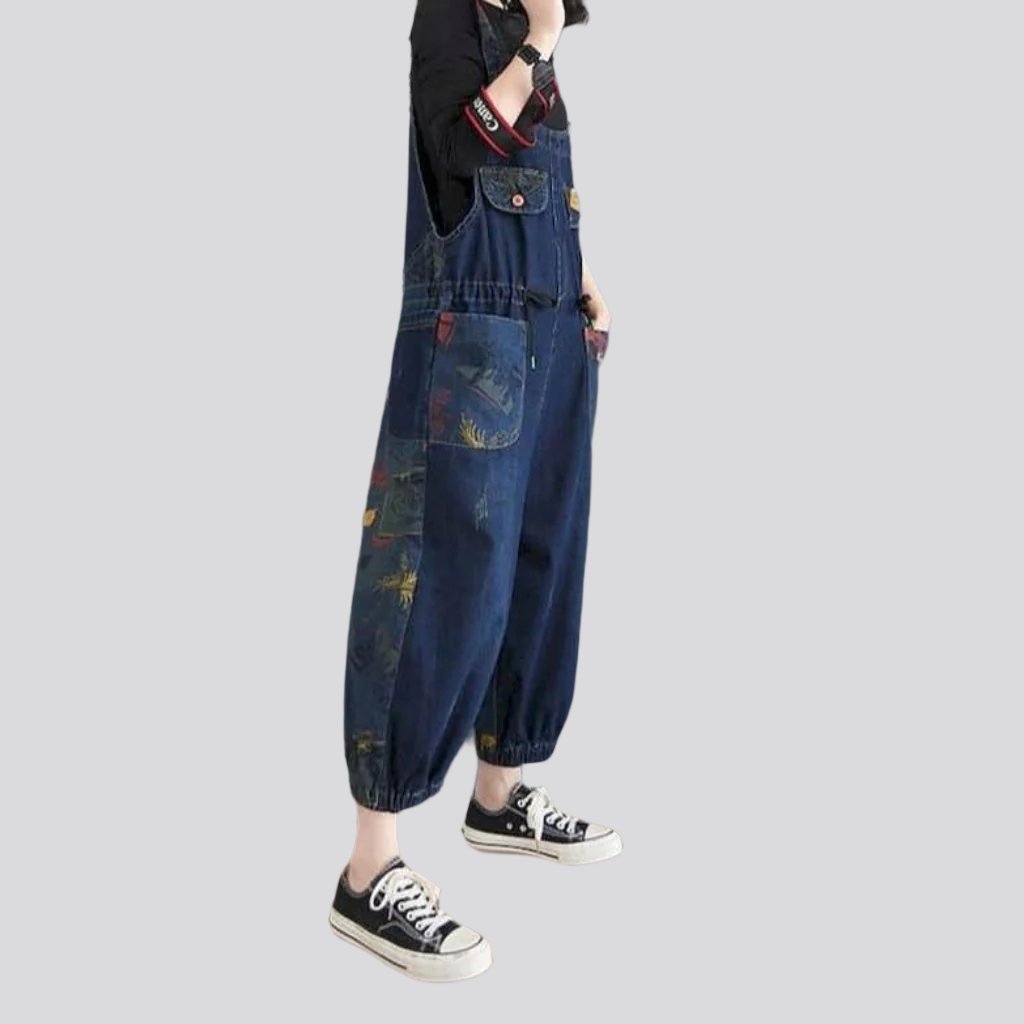 Y2k Baggy Damen Jeans Overall