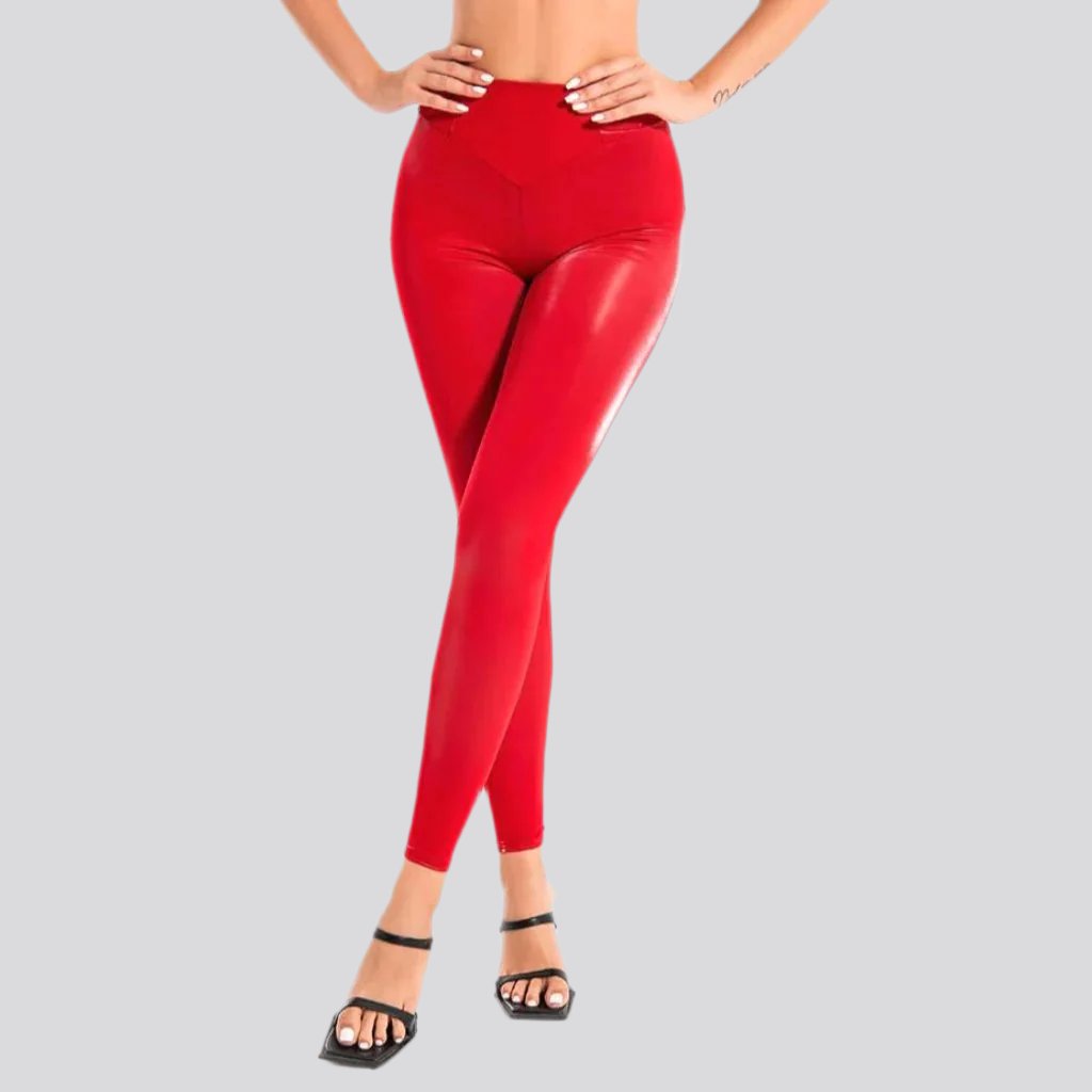 Y2k High-Waist-Jeanshose für Damen