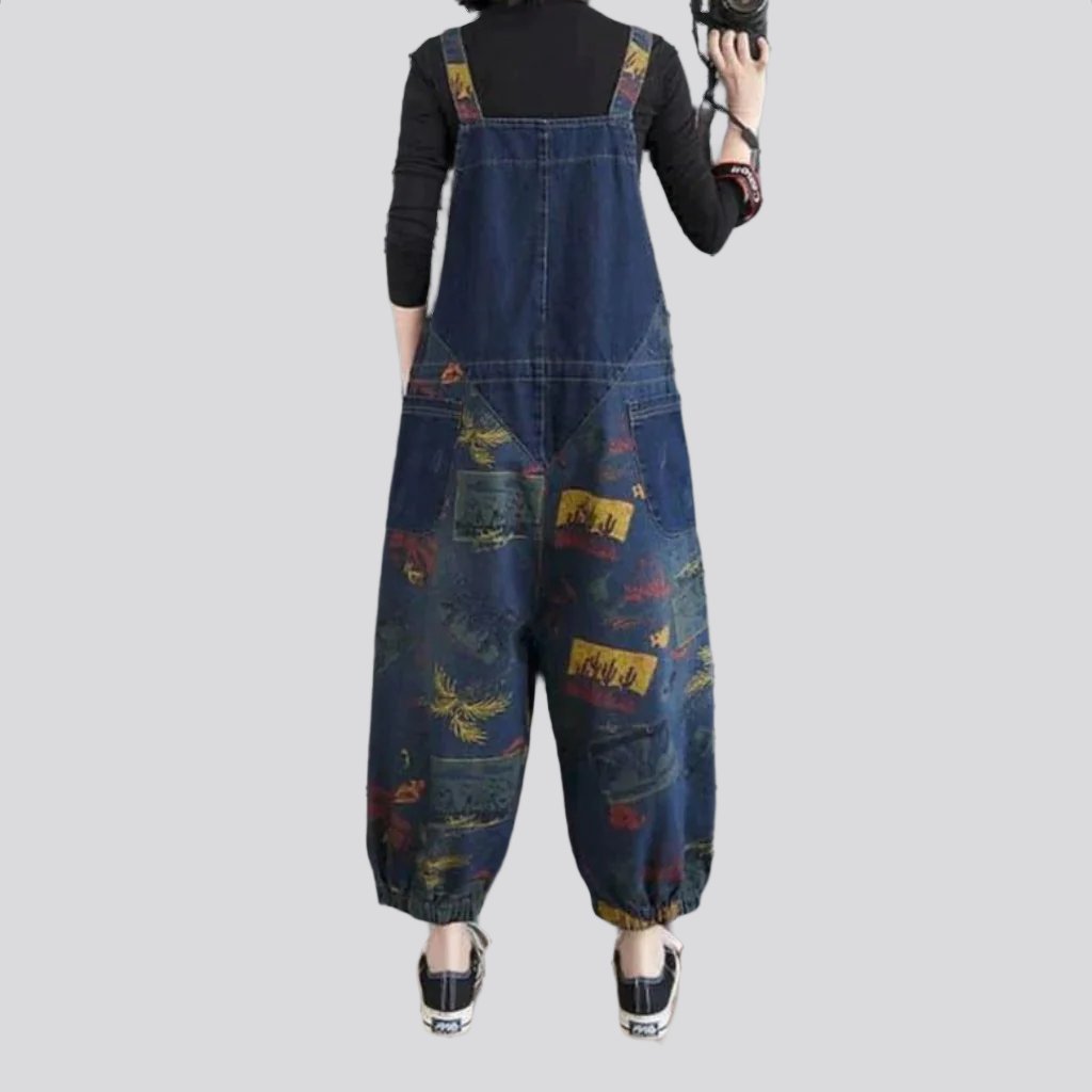 Y2k Baggy Damen Jeans Overall