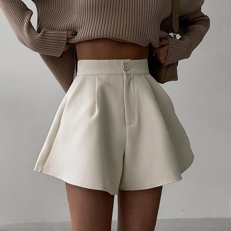 Just In Style High Waist Flare Shorts