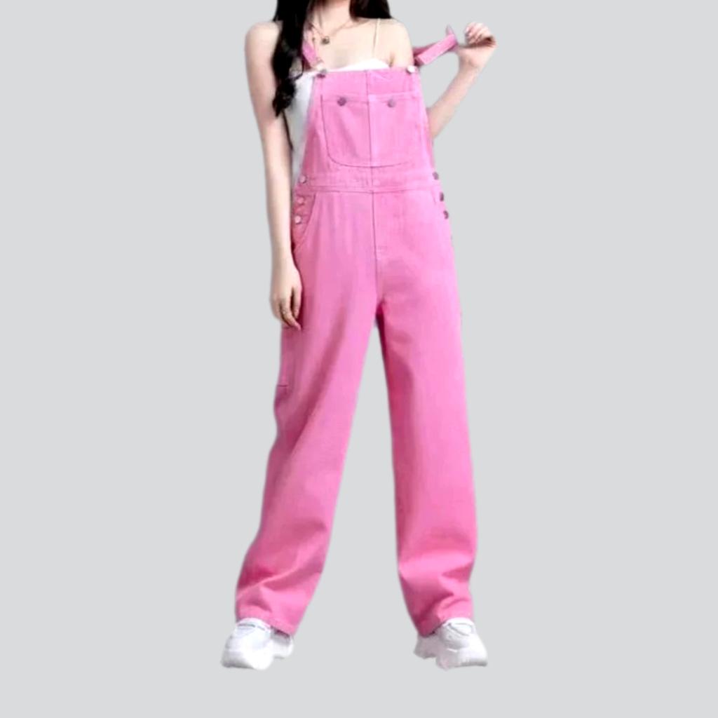 Y2k Baggy Denim Jumpsuit für Damen