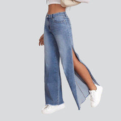 Wide-leg loose jeans for women