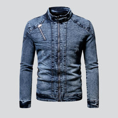 Winter-Moto-Jeansjacke für Herren