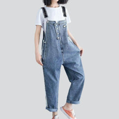 Damen Jeans-Overall mit Bändern