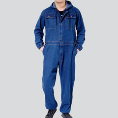 Workwear men's blue jeans overall