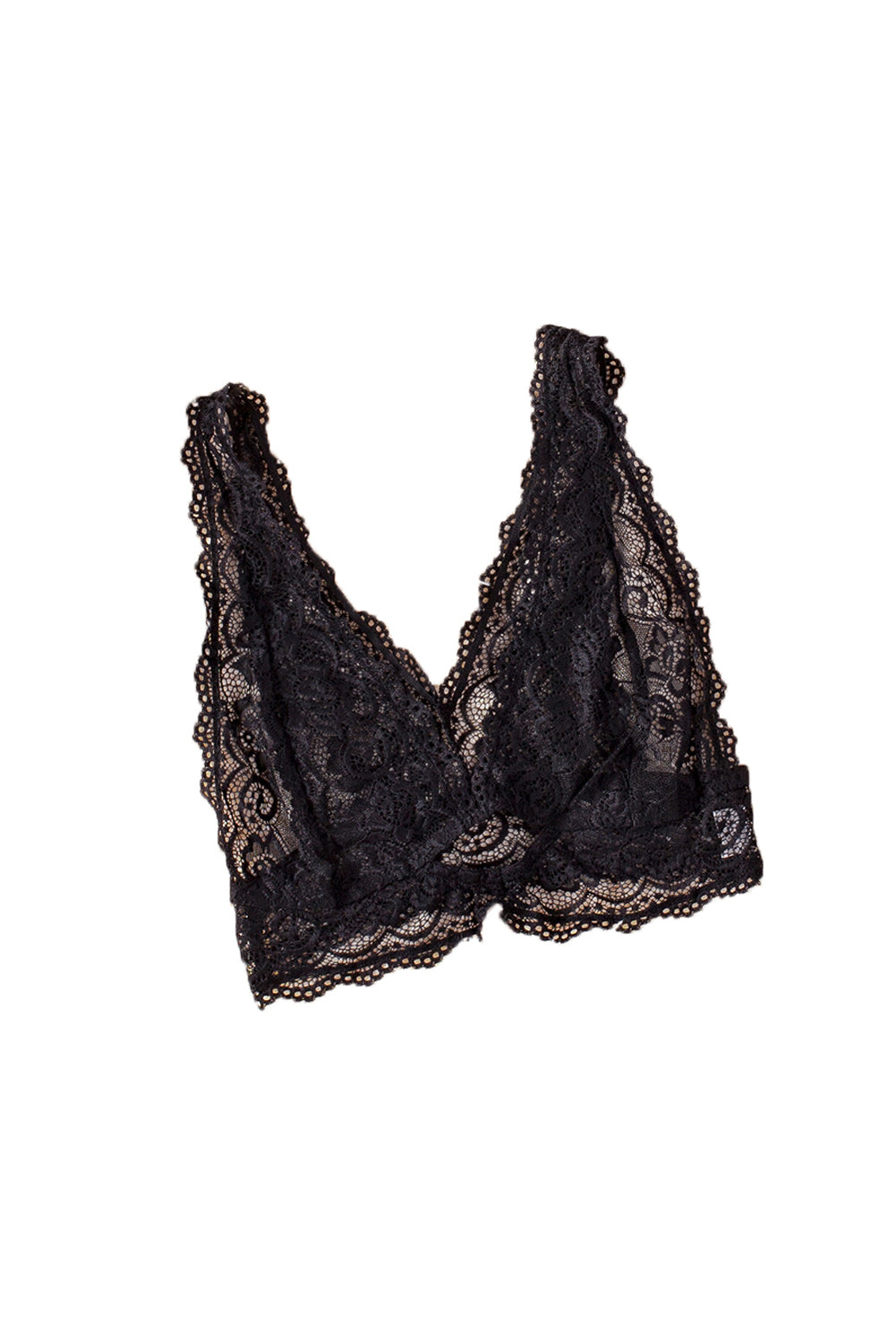 Black Perspective Lace Bra