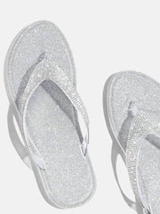 Flip-Flops mit Strass-Pailletten