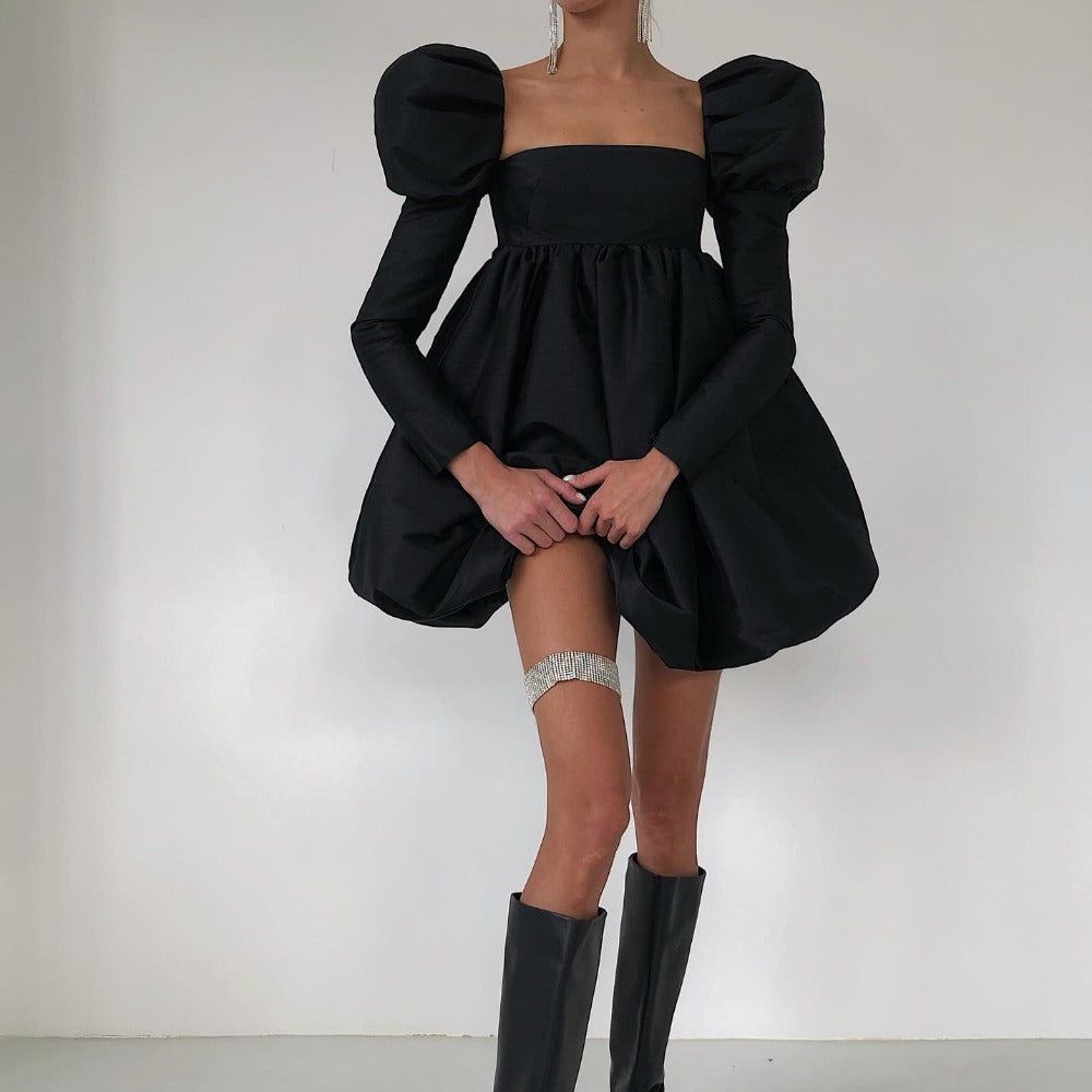 Zephyr Minikleid mit Puffärmeln