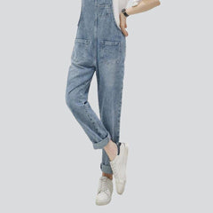 Verwaschener Damen Jeans Overall