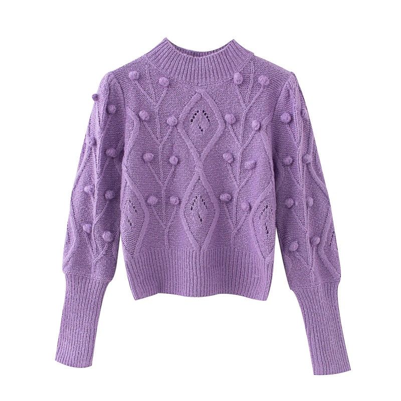 Meeli Vintage Casual Turtleneck Sweater