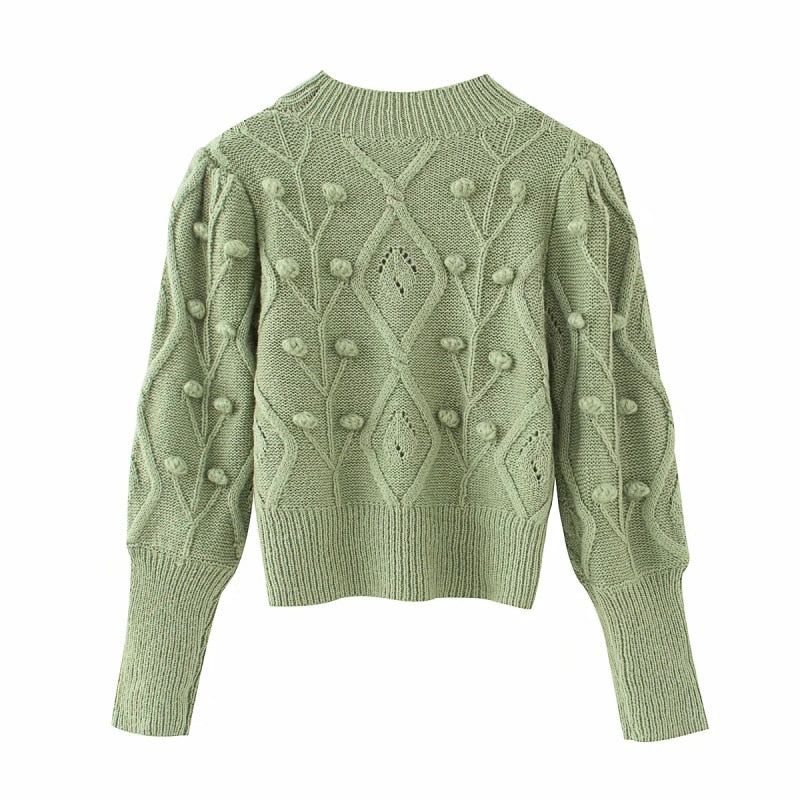 Meeli Vintage Casual Turtleneck Sweater