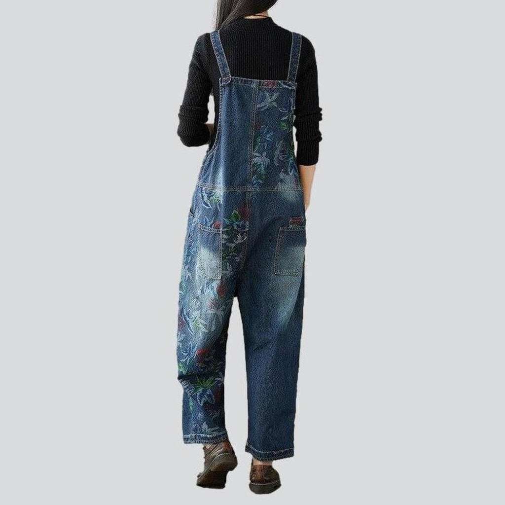 Weit geschnittener Baggy-Overall für Damen