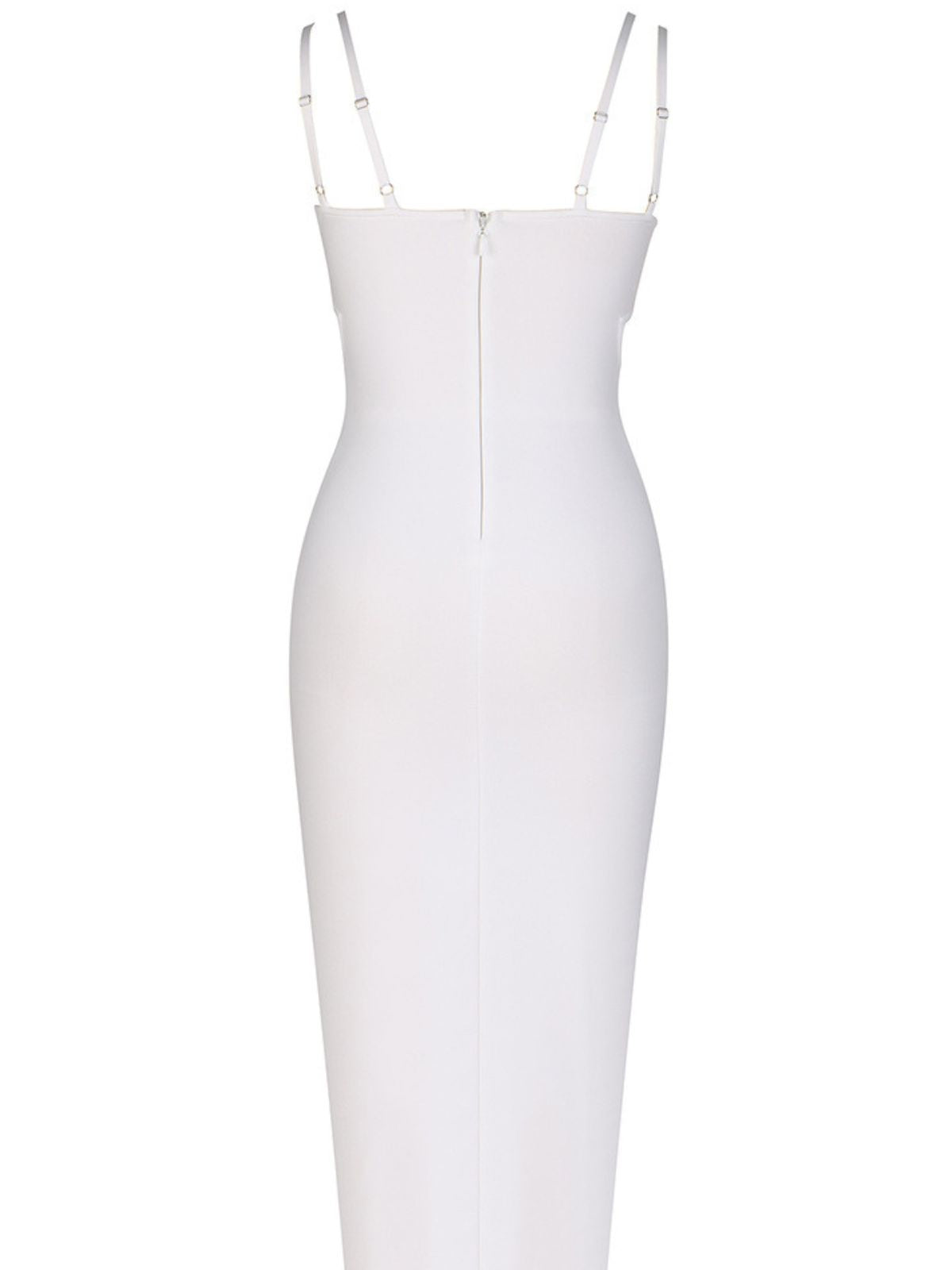 Coretta Pearl Coutout Bandage Dress In White